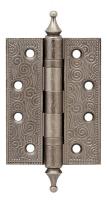 ПЕТЛЯ ARMADILLO (АРМАДИЛЛО) УНИВЕРСАЛЬНАЯ CASTILLO CL 500-A4 102x76x3,5 AS АНТИЧНОЕ СЕРЕБРО